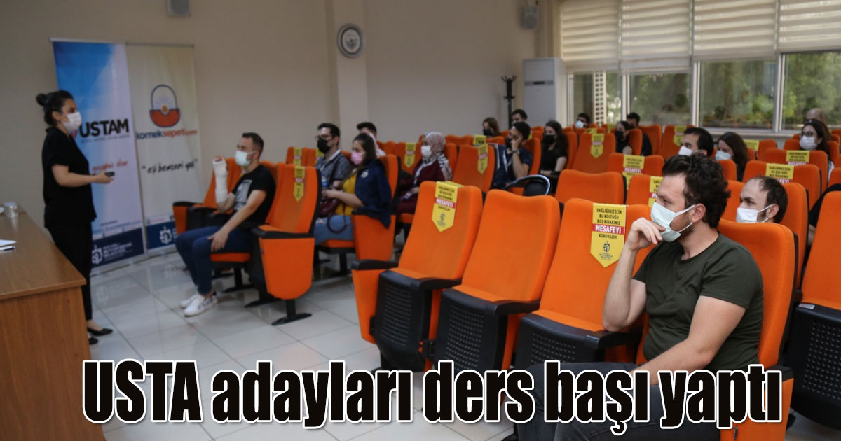 USTA adayları ders başı yaptı