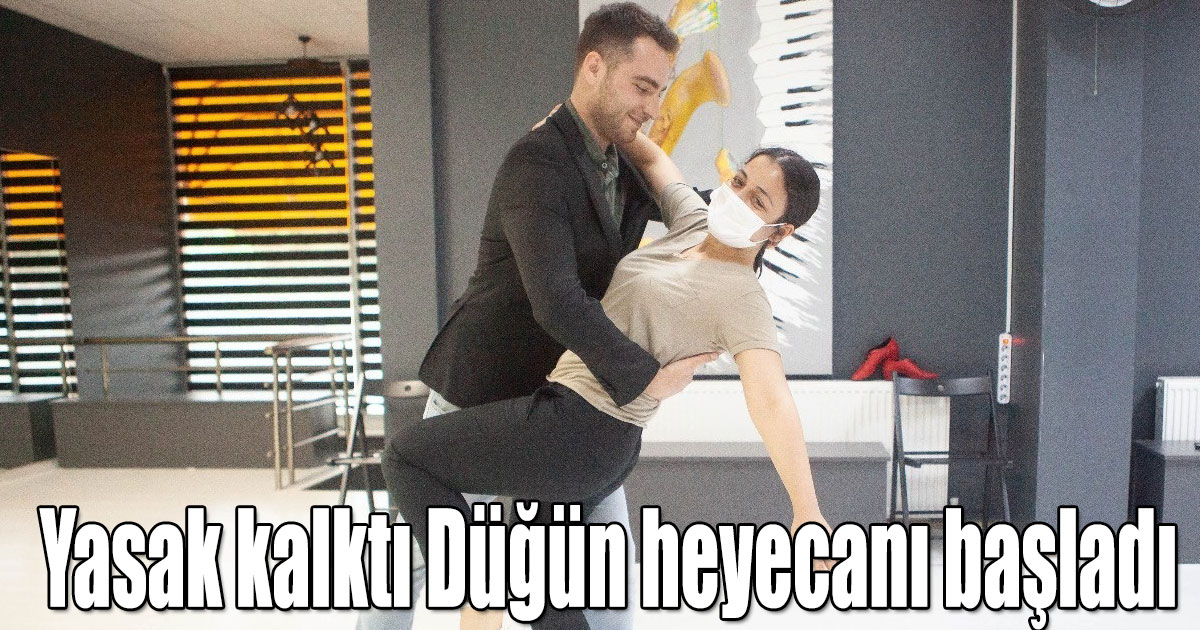 Yasak kalktı Düğün heyecanı başladı