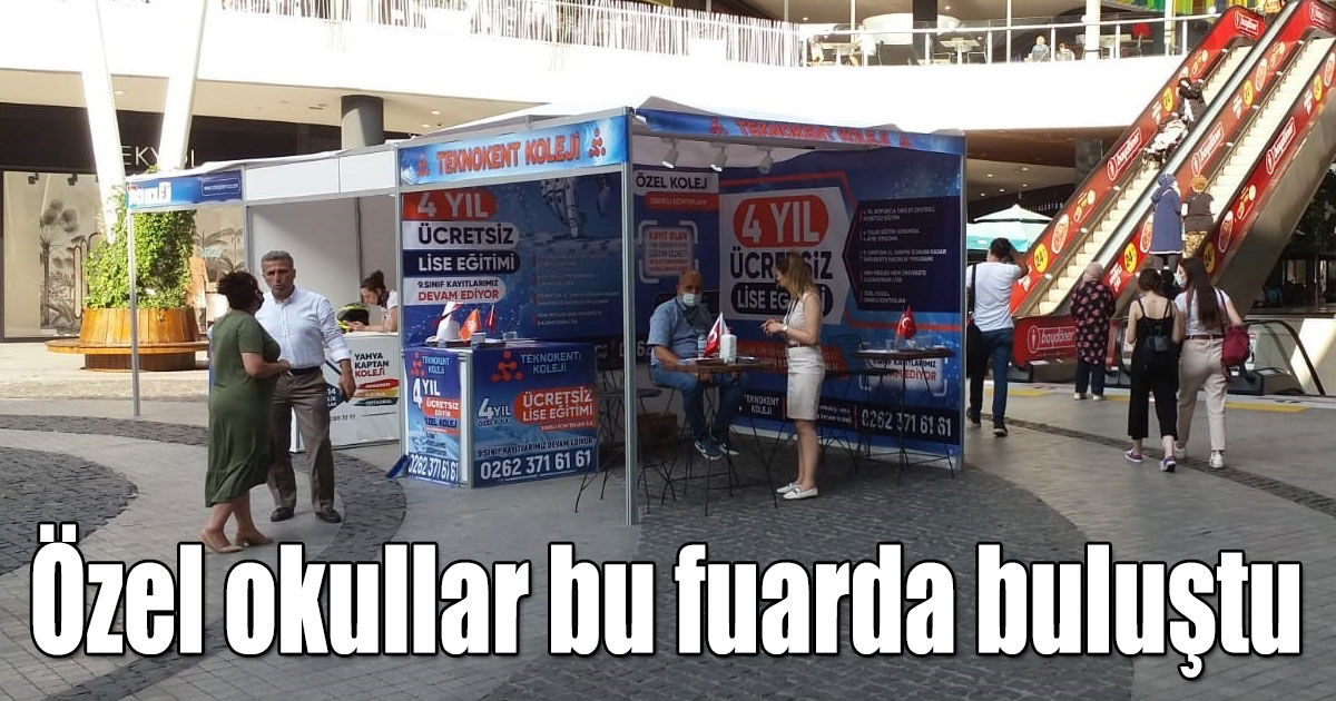 Özel okullar bu fuarda buluştu