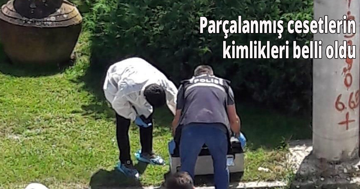 Parçalanmış cesetlerin kimlikleri belli oldu
