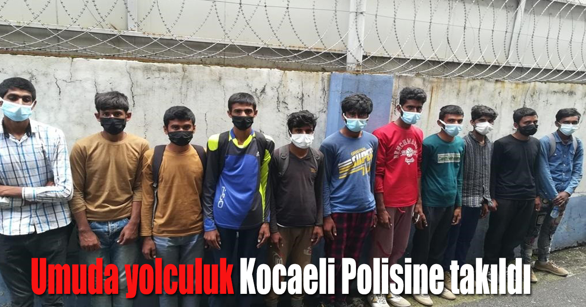 TEM Otoyolunda durdurulan otobüste 11 göçmen yakalandı