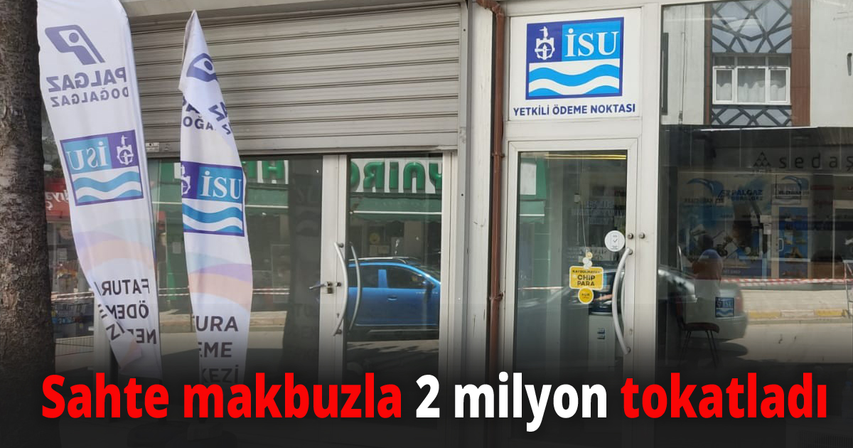Fatura ödeme noktasında sahte makbuz verip yüzlerce kişiyi dolandırdılar