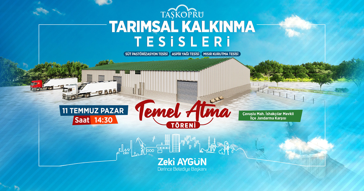 Taşköprü Tesisleri’nin Temeli Atılıyor