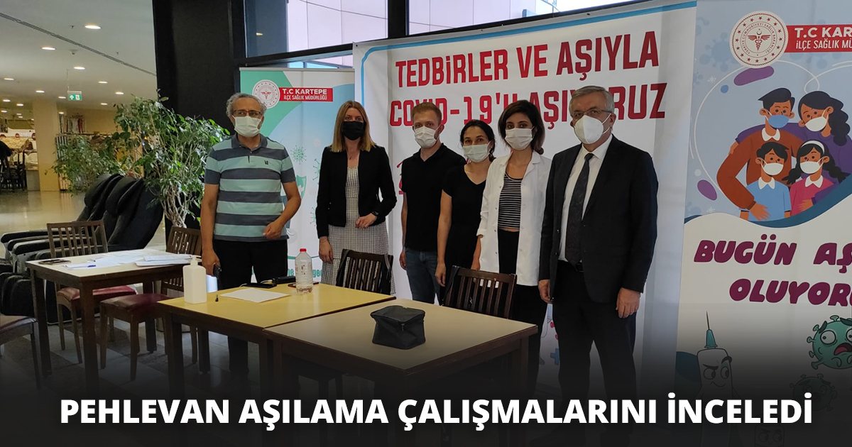 PEHLEVAN AŞILAMA ÇALIŞMALARINI İNCELEDİ