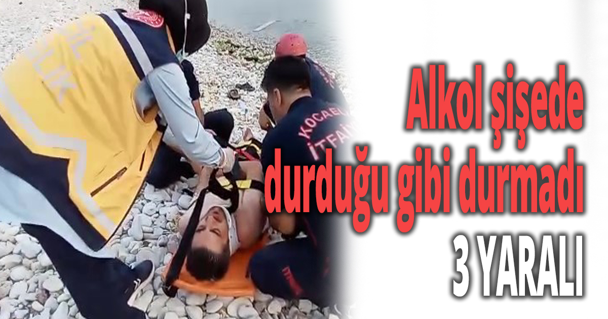 Alkol şişede durduğu gibi durmadı
