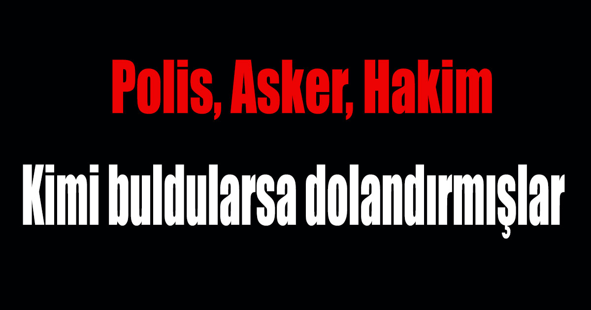 Polis, Asker, Hakim