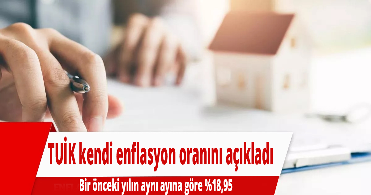 TUİK kendi enflasyon oranını açıkladı