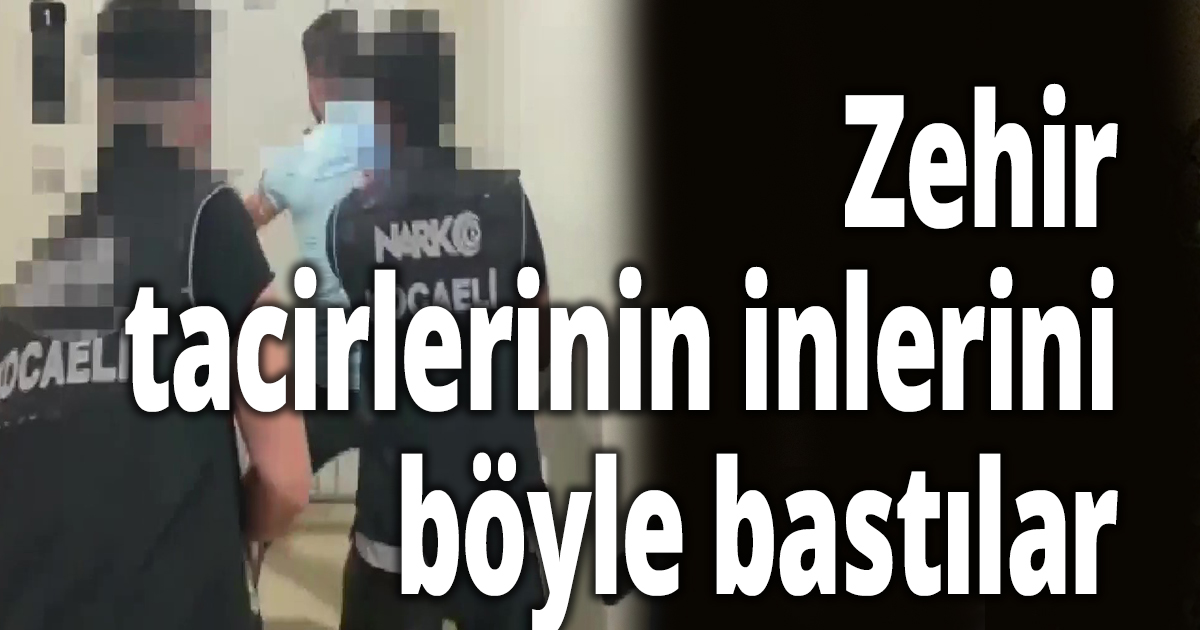 Polis ekiplerinden nefes kesen uyuşturucu operasyonu