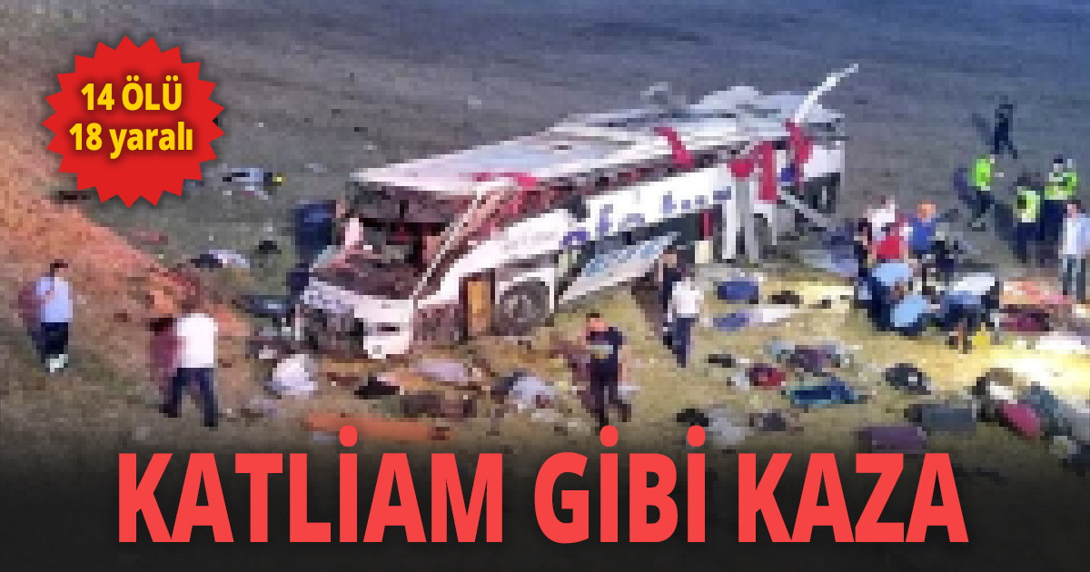 KATLİAM GİBİ KAZA