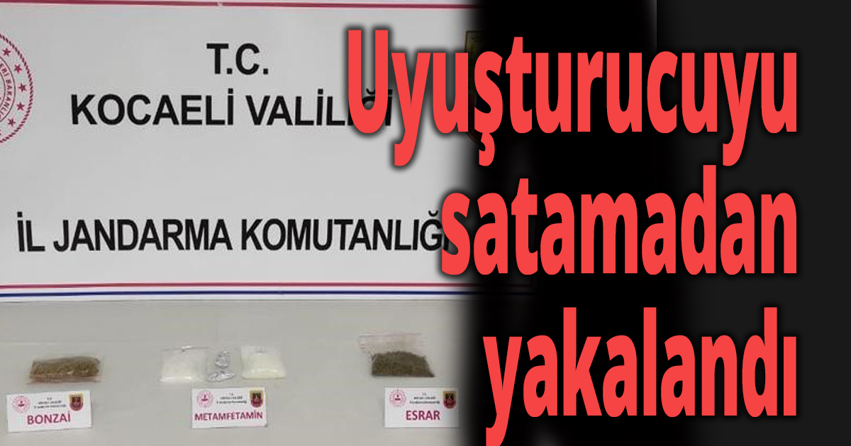 Uyuşturucuyu satamadan gözaltına alındı 