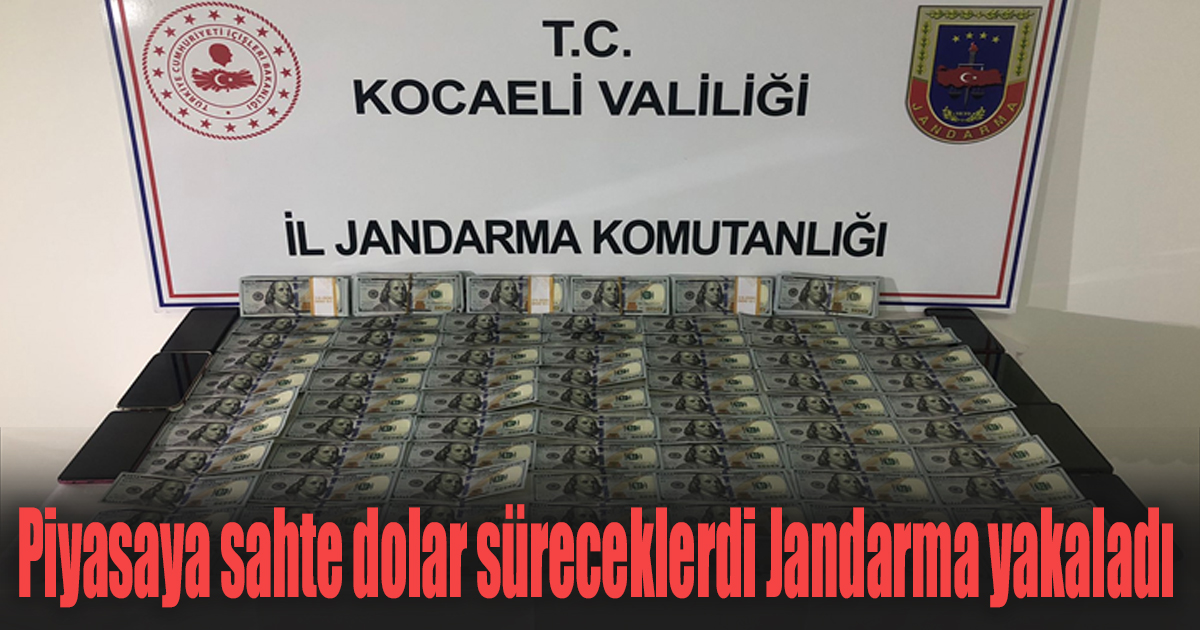Piyasaya sahte dolar süreceklerdi