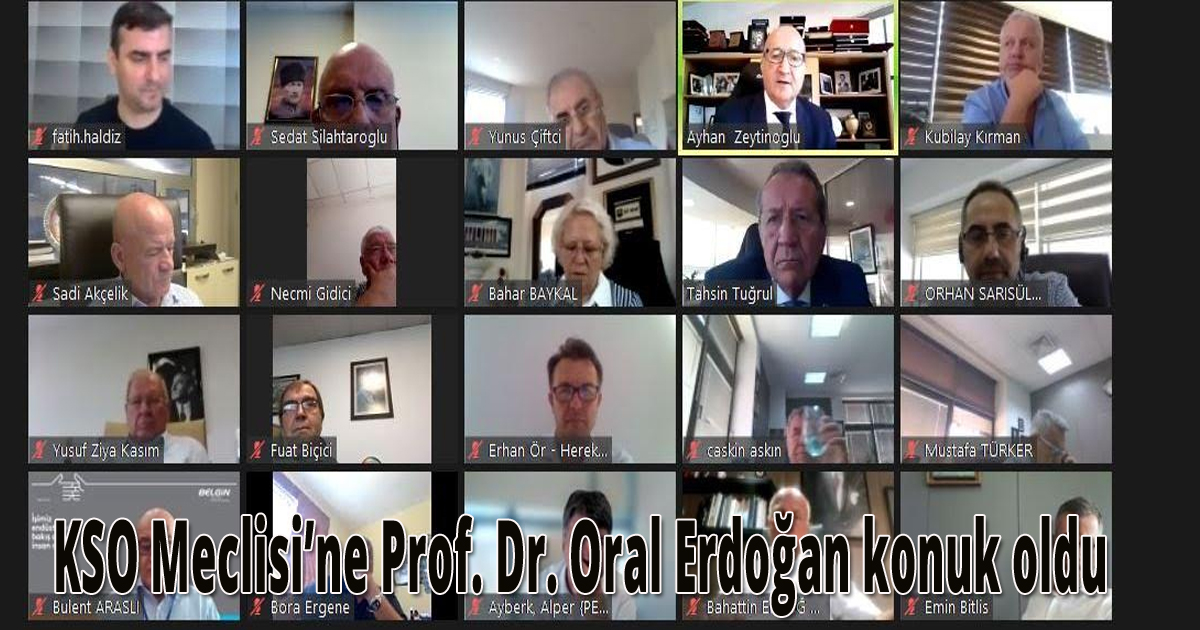 KSO Meclisi’ne Prof. Dr. Oral Erdoğan konuk oldu