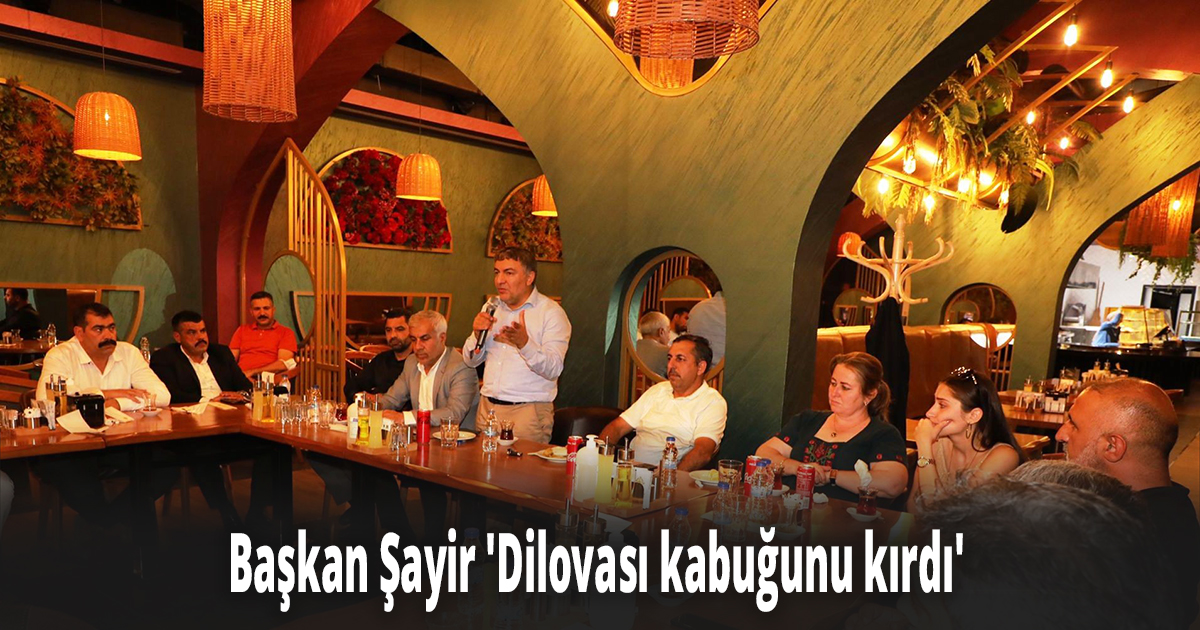 Başkan Şayir 'Dilovası kabuğunu kırdı'
