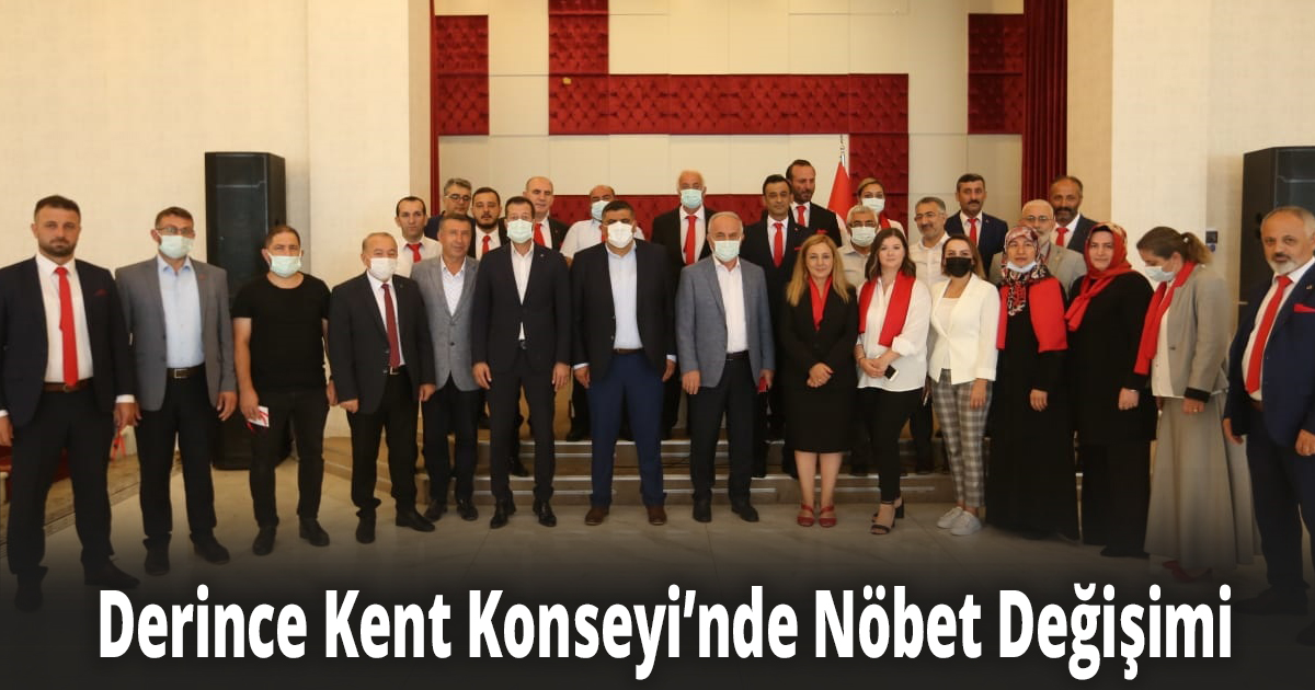 Derince Kent Konseyi’nde Nöbet Değişimi