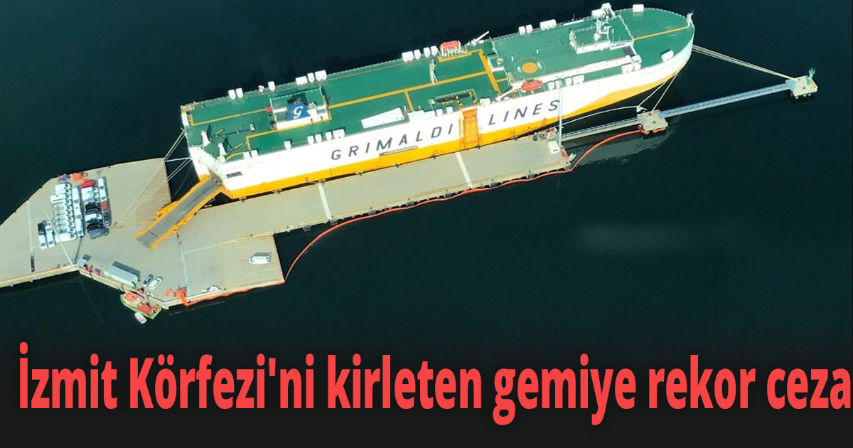 Yakıt tankından denize petrol sızdı