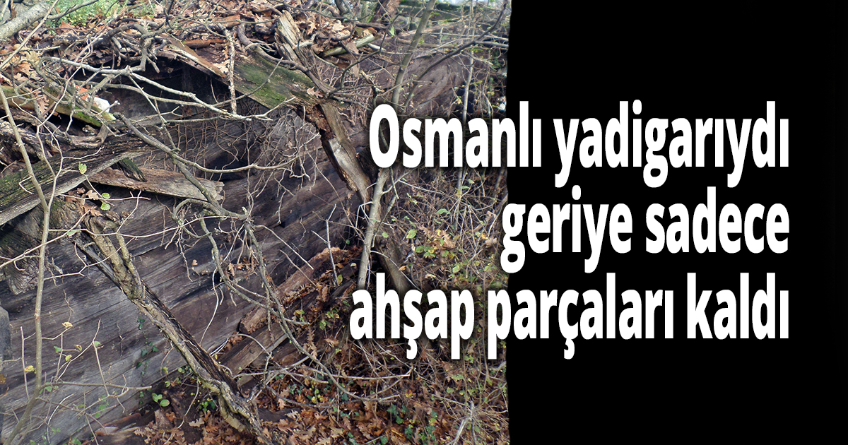 Osmanlı yadigarı bakın ne halde