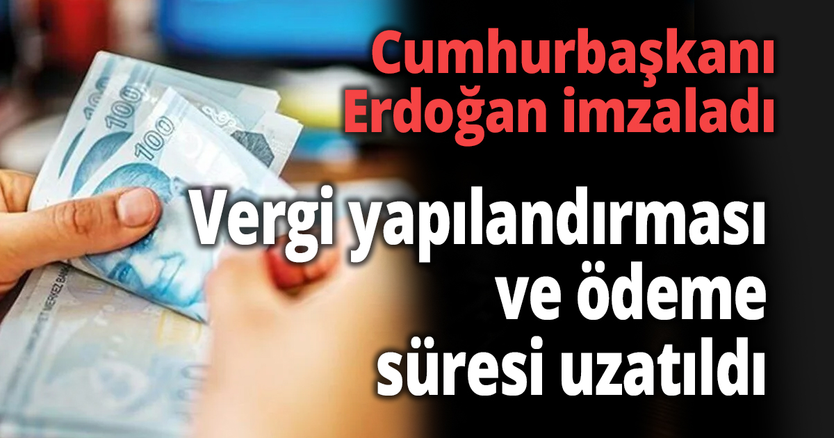Cumhurbaşkanı imzaladı