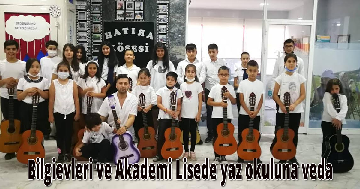  Bilgievleri ve Akademi Lisede yaz okuluna veda