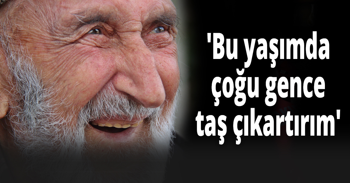 Yaş 92 ama ruhu hala çiçeği burnunda delikanlı