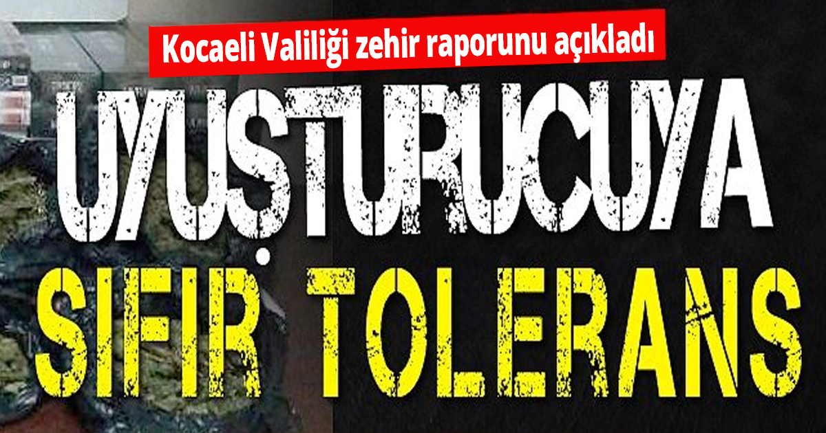 Zehir tacirlerine geçit yok