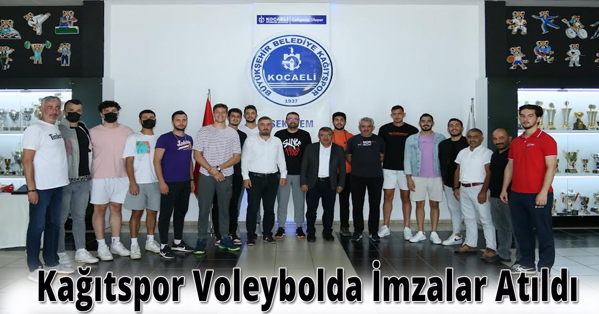 Kağıtspor Voleybolda İmzalar Atıldı