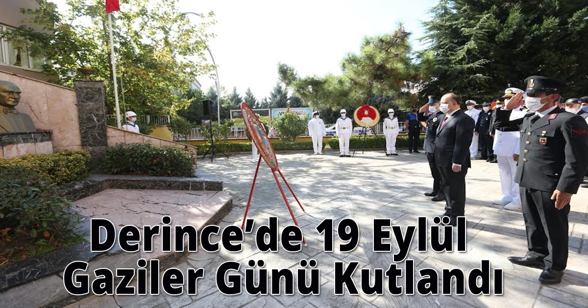 Derince’de 19 Eylül Gaziler Günü Kutlandı