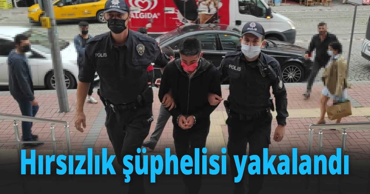 Hırsızlık şüphelisi yakalandı