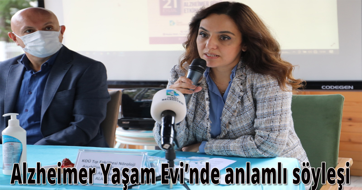 Alzheimer Yaşam Evi’nde anlamlı söyleşi