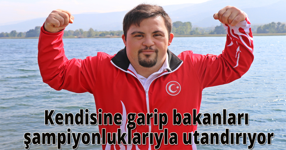 Kendisine garip bakanları şampiyonluklarıyla utandırıyor