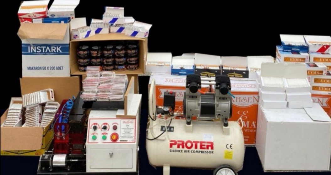 Polis kaçak tütüncülerin peşinde