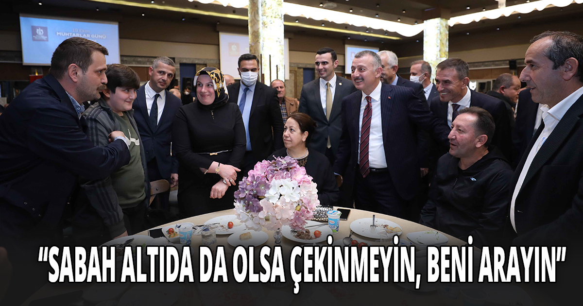 Başkan Büyükakın: Varsın bir saat az uyuyalım ama kimse aç ve açıkta kalmasın