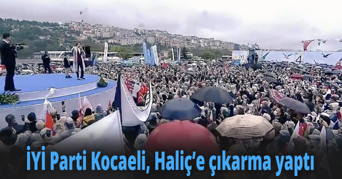 İYİ Parti Kocaeli, Haliç’e çıkarma yaptı