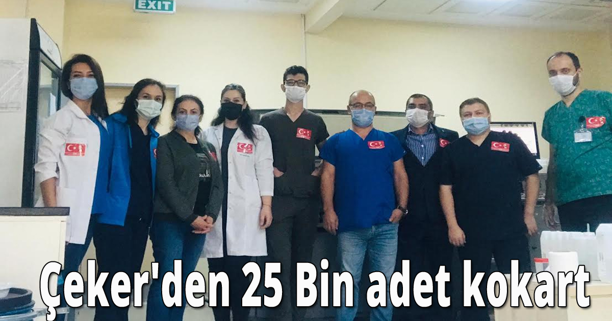 Çeker'den 25 Bin adet kokart