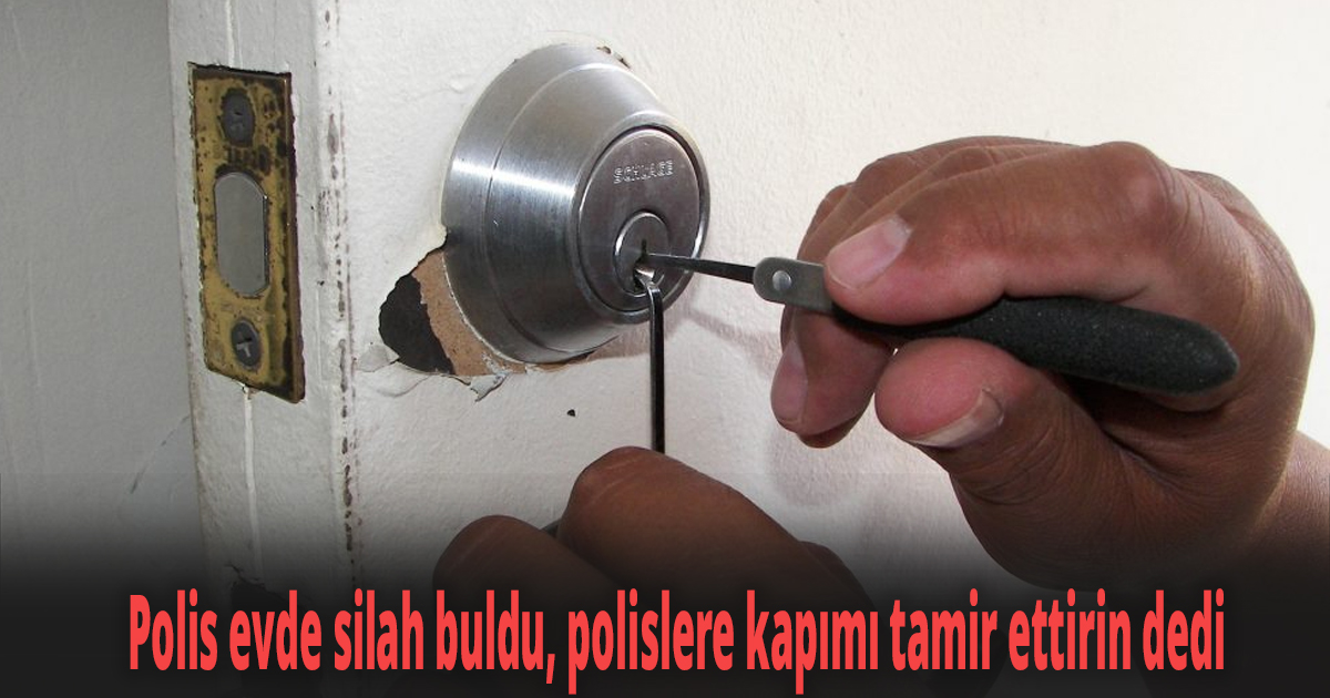 Polis evde silah buldu