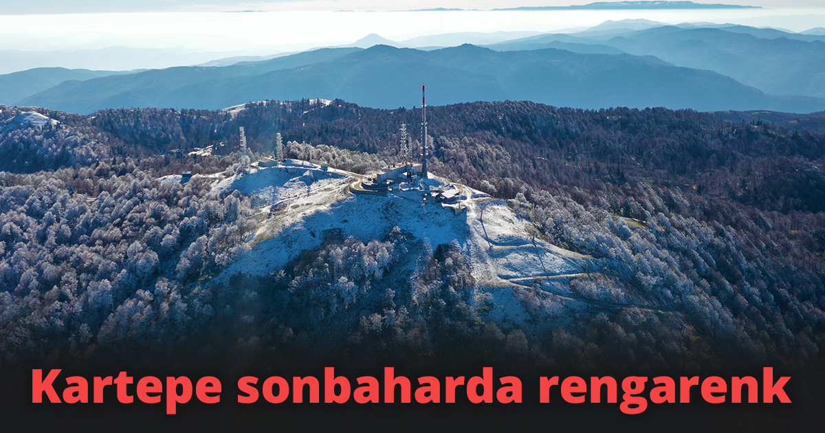 Kartepe sonbaharda rengarenk