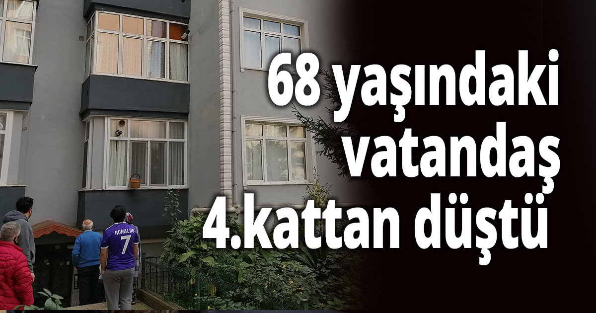 4. katın balkonundan düştü