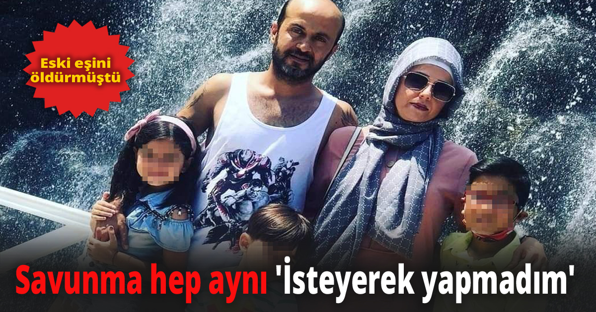 Eski eşini çocuklarının gözü önünde öldürdü