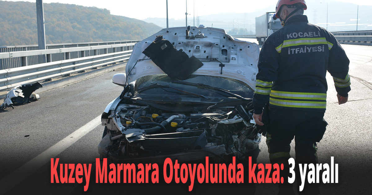 Kuzey Marmara Otoyolunda kaza