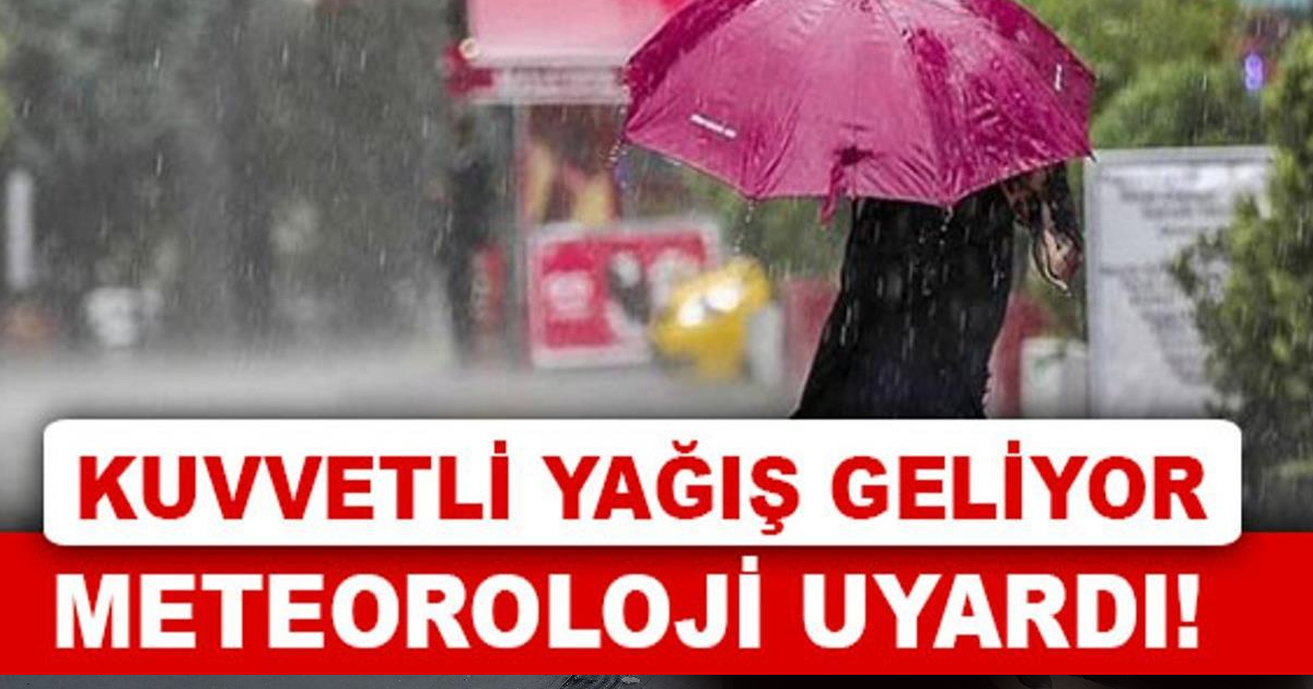Kocaeli Valiliği'nden yağış uyarısı