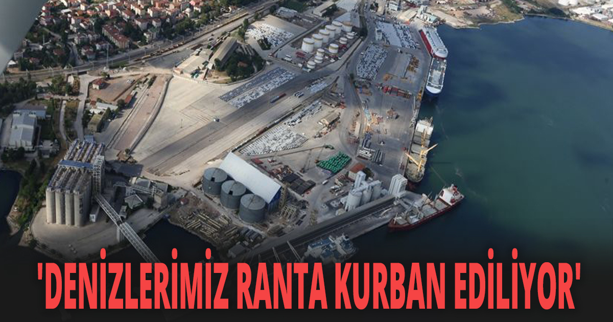 'DENİZLERİMİZ RANTA KURBAN EDİLİYOR'