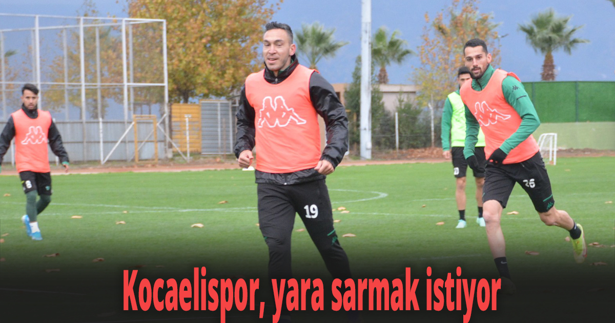 Kocaelispor, yara sarmak istiyor