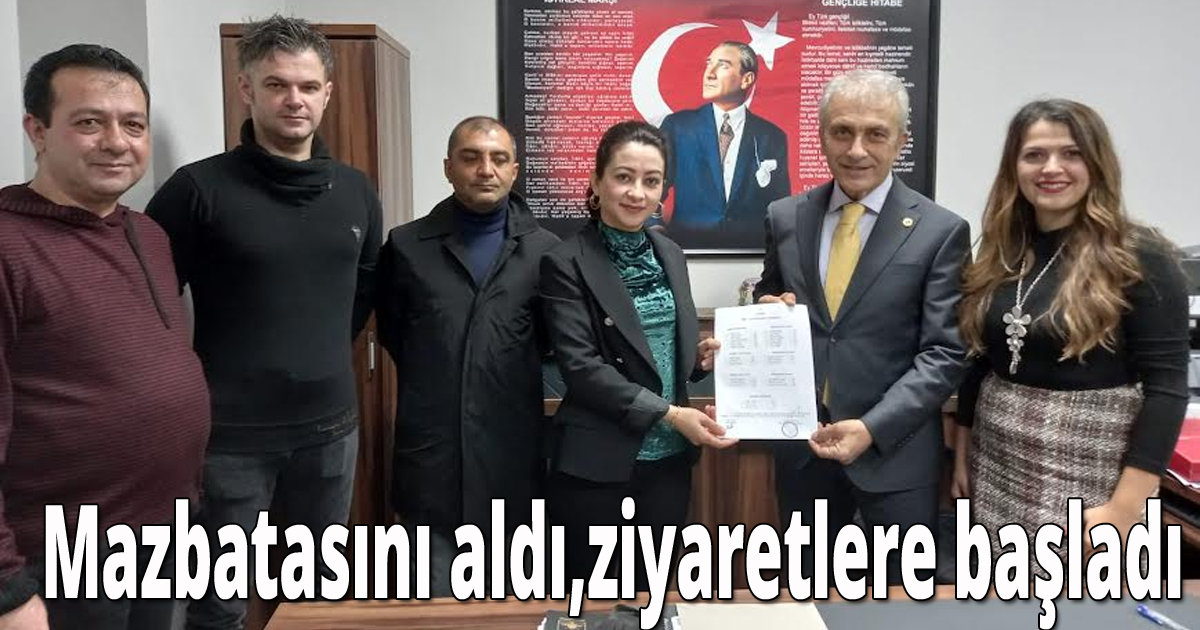Mazbatasını aldı