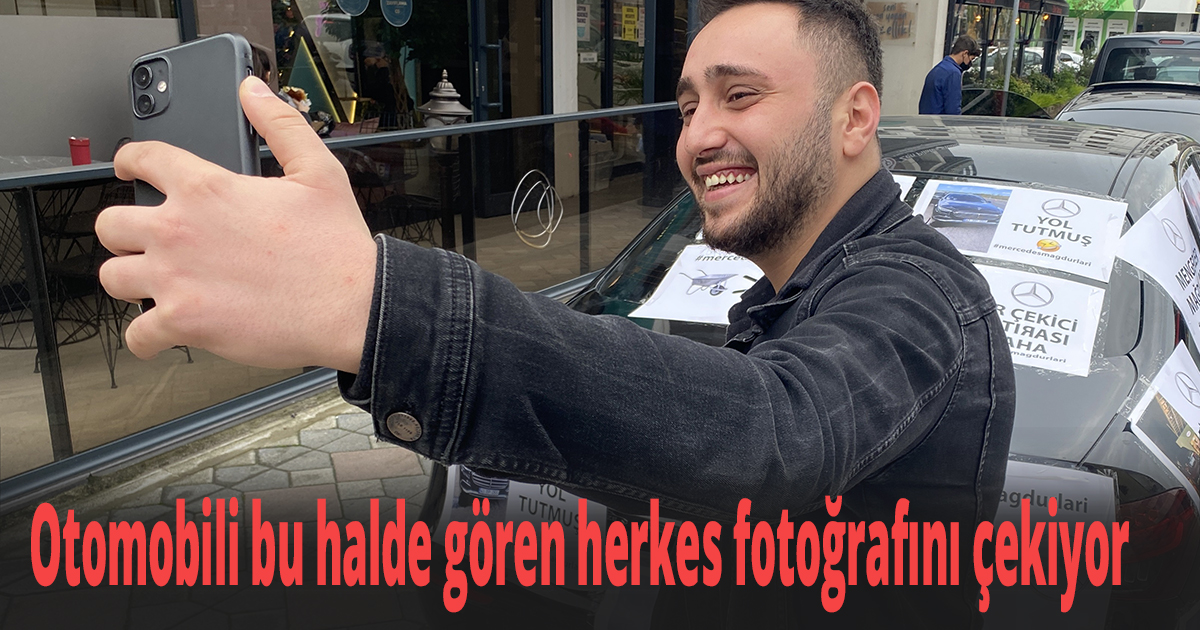 Milyonluk araç 2 kez yolda kalınca sahibi böyle protesto etti