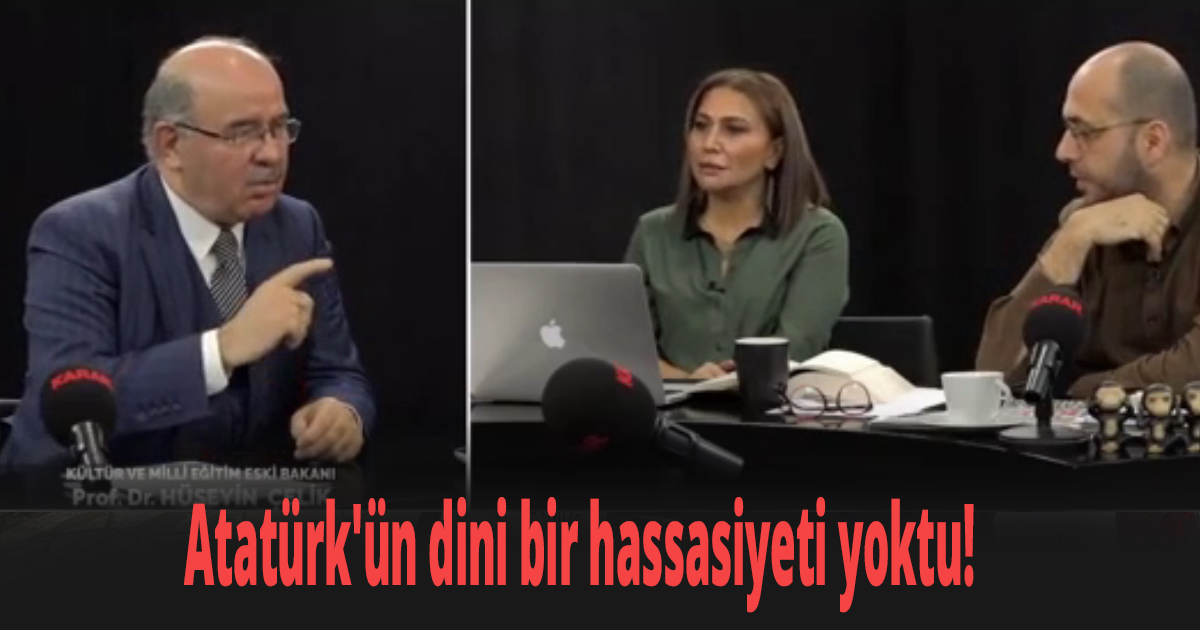 Atatürk'ün dini bir hassasiyeti yoktu!