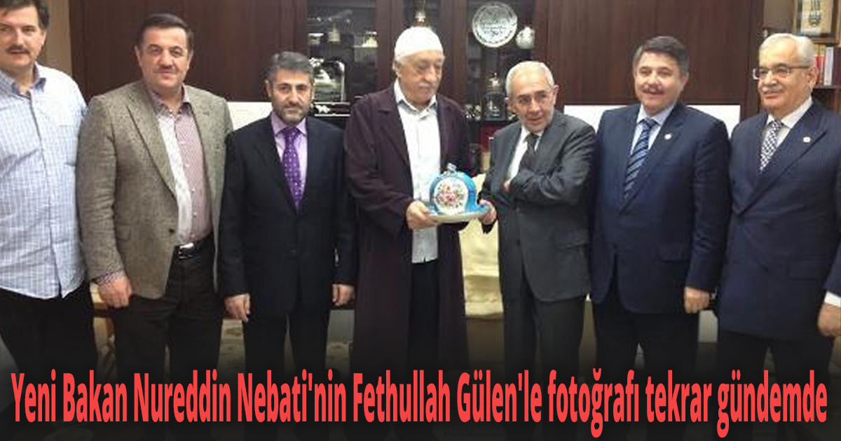 Yeni Bakan Nureddin Nebati'nin Fethullah Gülen'le fotoğrafı tekrar gündemde