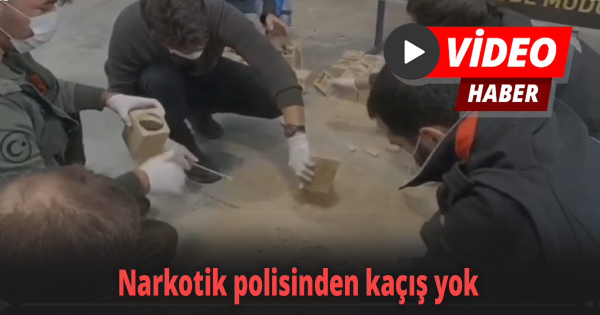 Narkotik polisinden kaçış yok
