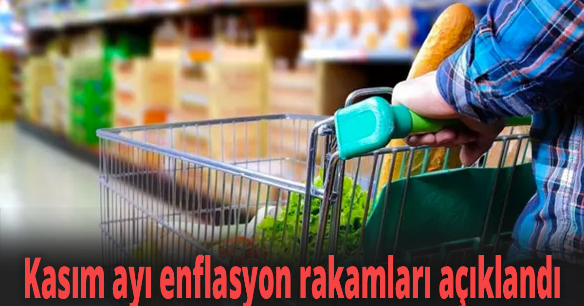 Kasım ayı enflasyon rakamları açıklandı