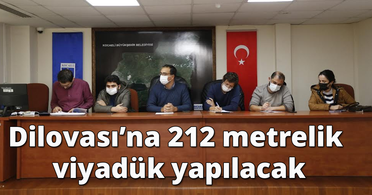 Dilovası’na 212 metrelik viyadük yapılacak