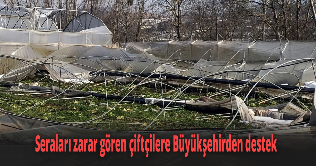 Çiftçilere yüzde 70 hibeli sera naylonu desteği