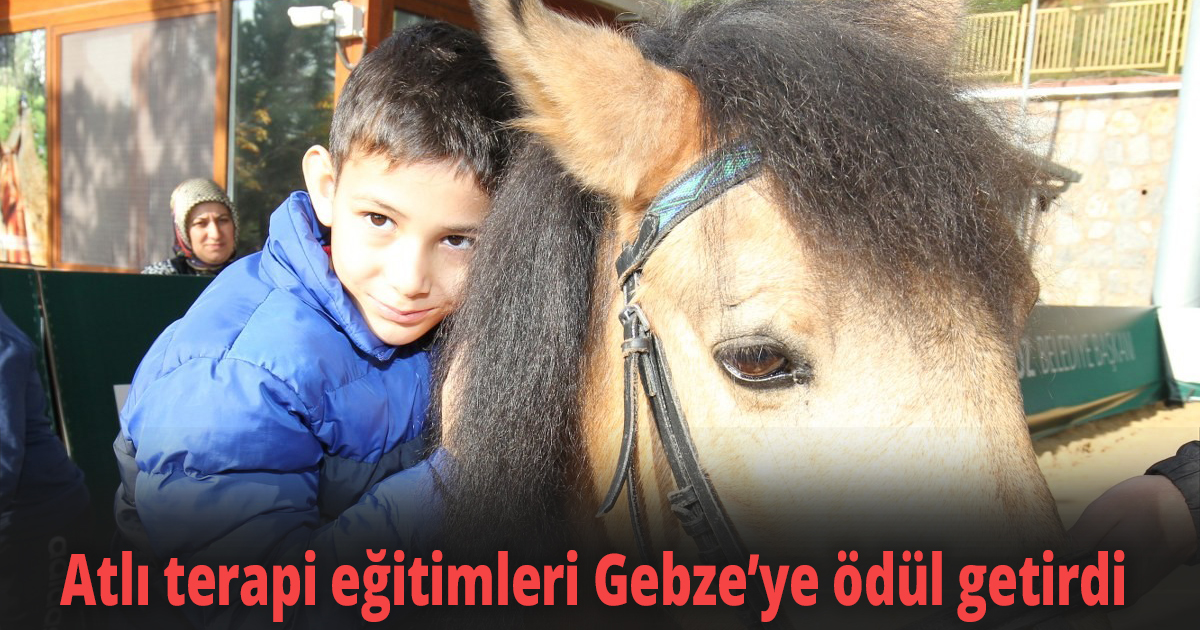 Atlı terapi eğitimleri Gebze’ye ödül getirdi